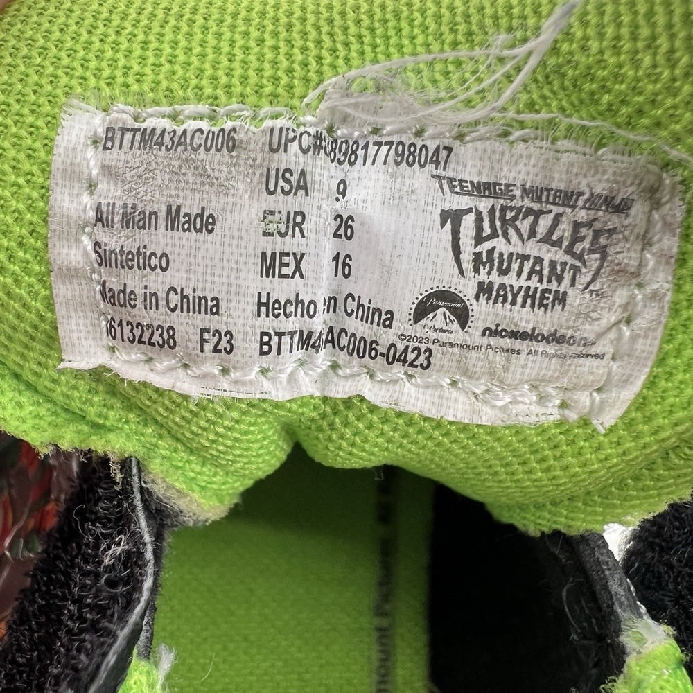 Boys Toddler & Little Kid Teenage Mutant Ninja Turtle TMNT Light up Shoes Size 9 - Picture 10 of 10